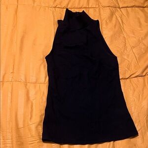 H&M Black High-Neck Tank Top